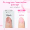 MIZHSE Pink Nail Hardener with Colour Extra Strong Nail Hardener