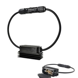 Trisinger Solar DC Diode Plug, 1600V 55A Waterproof Male/Female Connector for Photovoltaic Systems