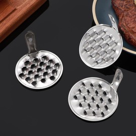 Large Bean Jelly Scraper,Cold Jelly Grater,Stainless Steel Jelly Scraping Scraper,Chinese Pasta Liang Pi Maker,Multipurpose Jelly Scraper, Peeling, Grating and Slicing Tool