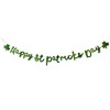 AKH® Happy St Patrick's Day Foil Banner 2m Long Green