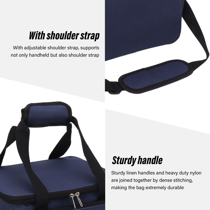 Insulated Lunch Bag Thicken Waterproof Oxford Cloth Cooler Cooling Large
