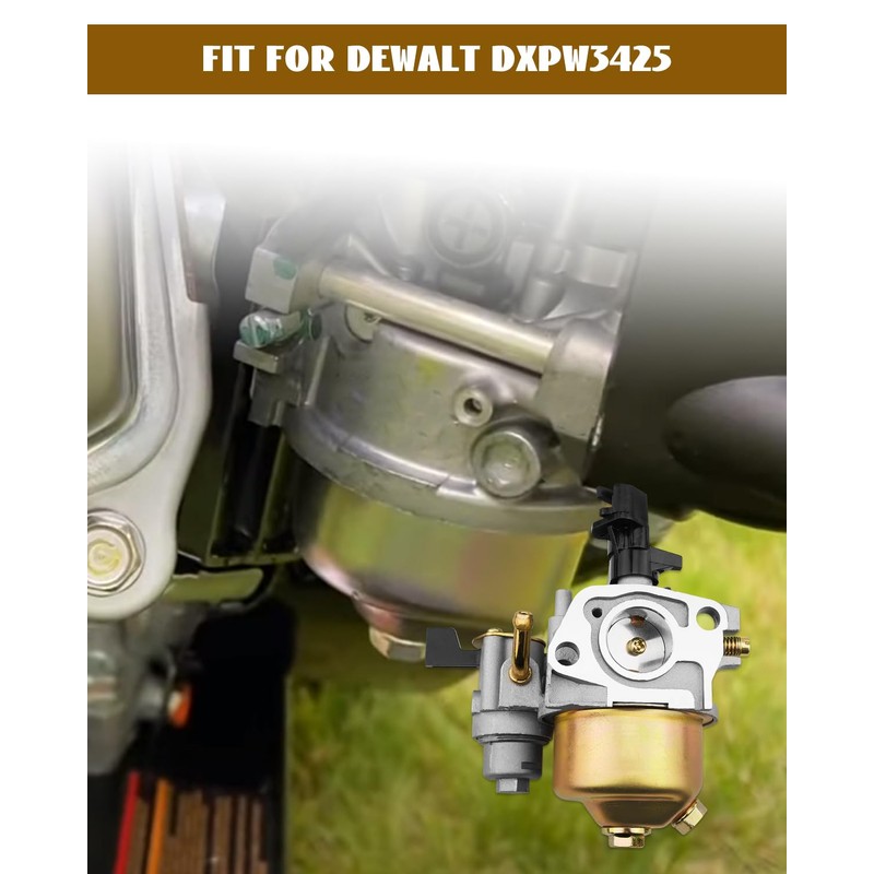JUWEVAZU Carburetor Kit Fit for DeWalt DXPW3425E DXPW3425 3400PSI 2.5GPM