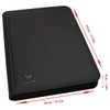 WINTRA Premium 360 Pockets Black Zippered Playing Card Binder -