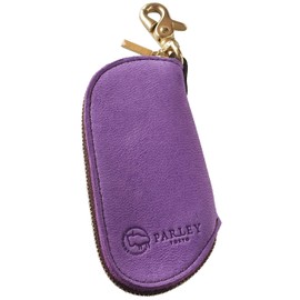 Leather Workshop PARLEY FE-11 Parley Key Case, Key Pouch, 4 Layers, Women's, Men's, Deerskin Leather, Brand, Car Keys, Smart Key, Compact, Cute, Fashionable, purple