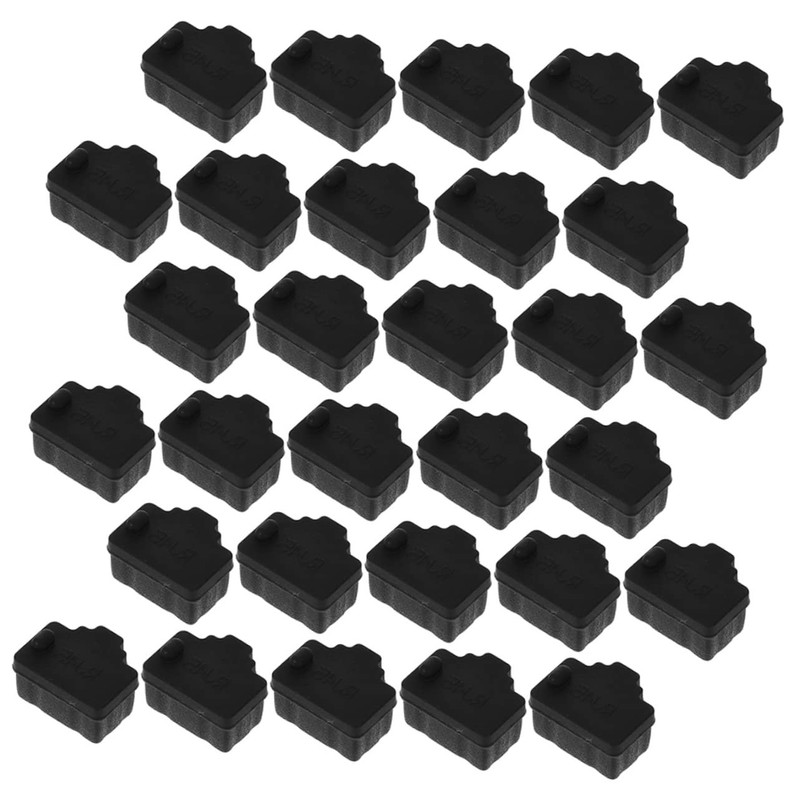 Gatuida 250pcs Ethernet Port Dust Covers Black LAN Protectors for