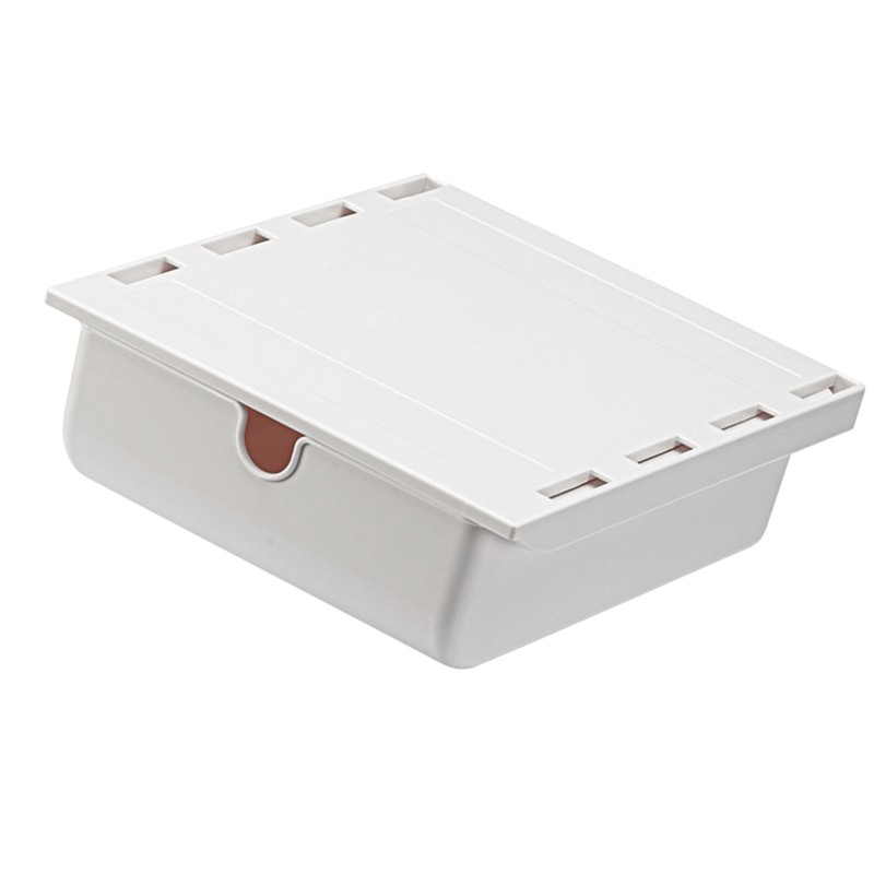 Under Desk Drawer Strong Adhesive 2kg Load Capacity Space Saving