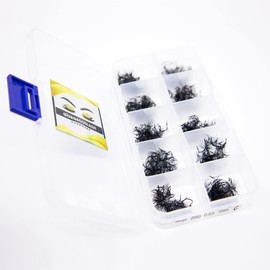 GorgeousLash 20D, 25D Mega Lashes. 500 Premade Volume Lash Fans. Eyelash Extensions. Handmade! (20D - C Curl - 0.03, 12mm)