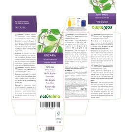 Naturalma Katzenkralle (Uncaria tomentosa) Rinde Alkoholfreier Urtinktur Naturalma - Flssig-Extrakt Tropfen 500 ml - Nahrungserg?nzungsmittel - Veganer