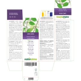 Naturalma Katzenkralle (Uncaria tomentosa) Rinde Alkoholfreier Urtinktur Naturalma - Flssig-Extrakt Tropfen 500 ml - Nahrungserg?nzungsmittel - Veganer
