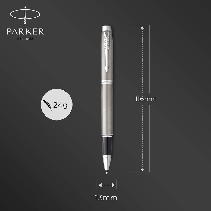 PARKER IM Rollerball Pen | Stainless Steel with Chrome Trim