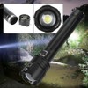 P90 Super Bright IPX4 Waterproof LED Flashlight USB Charging Zoom