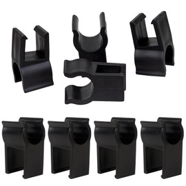 SquEqu 8 Pack Camping Wagon Table Top Attachment Buckle Snap-on Mount Pole Clip Fastener for Collapsible Utility Beach Park Wagons Cart with Folding Tabletop Rod Stick Support Outdoor Garden Picnic