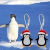 Penguin Earrings for Women Penguin Christmas Earrings Dangle 925 Sterling