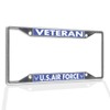 Fastasticdeals Metal Insert License Plate Frame Veteran U.S. Air Force