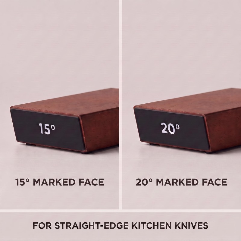 Rolling Knife Sharpener Kit, 15 & 20 Degree Magnetic Angle