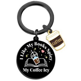 Lelekdo Book Lovers Gifts for Women Bookish Gifts for Book Lovers Cute Bookish Items Gift for Readers Bookworm Christmas Birthday Gift for Books Lover Bookish Accessories Keychain for reading lovers