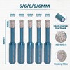 Diamond Tile Drill Bits 1/4" - MINLAYCUT 6mm 5PCS Diamond