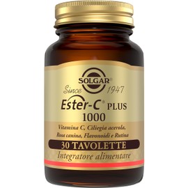 Solgar Ester‑C® Plus 1000, 30 tavolette – Vitamina C Ph Tamponato + bioflavonoidi
