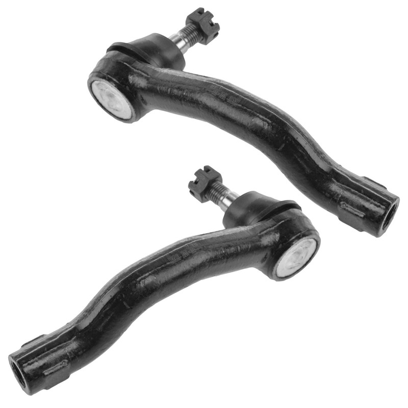 TRQ Front Outer Tie Rod Set Compatible with 2005-2019 Nissan