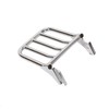 ECOTRIC Sissy Bar Backrest Chrome Luggage Rack Compatible with 2004-Later