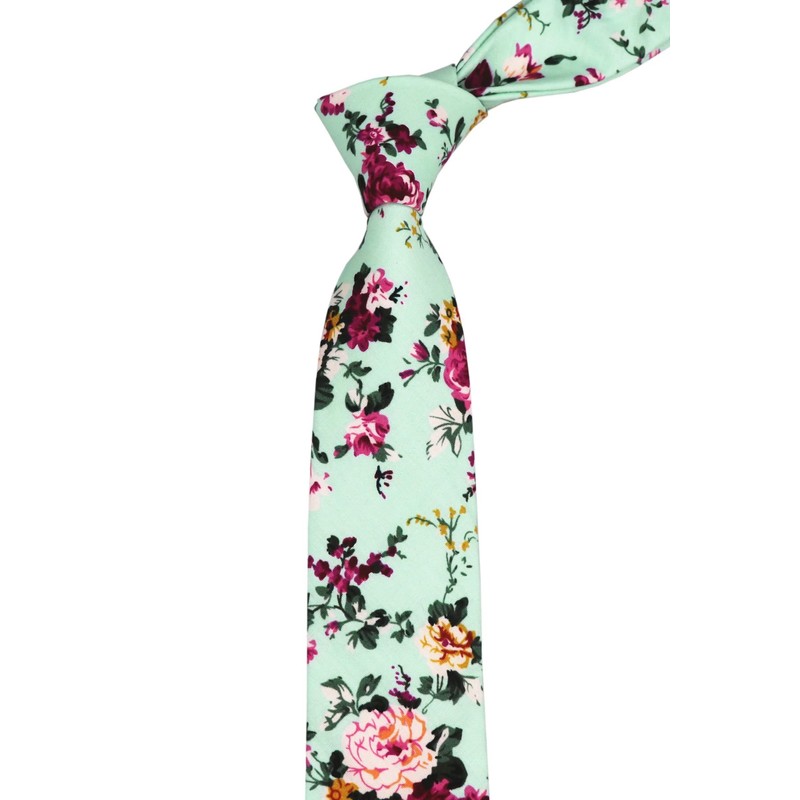 Elfeves - Corbata delgada de algodón y lino para hombre,