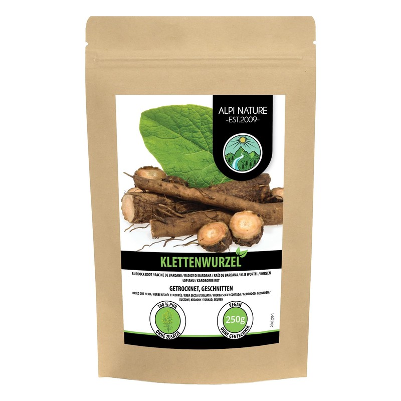 Burdock root cut (250g, 8.8oz), dried burdock root tea, 100%