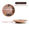 Fukubeya Mino Ware Raccoon Plates, Set of 4, Made in