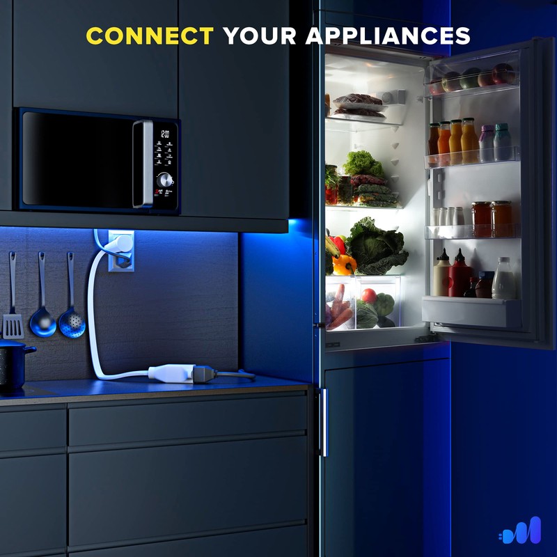 Maximm 360° Rotating Flat Plug Extension Cord 10 feet Flat