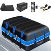 40 Cubic Feet Rooftop Cargo Carrier Bag, Waterproof Soft-Shell Car