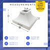 Deck Post Base Cover – Durable, Snap-Together Shoe Base Instantly