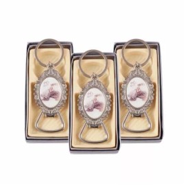 Unbranded 12 PC Baptism KEYCHAIN COMMUNION RECUERDOS De BAUTIZO Party FAVORS nino nina sky