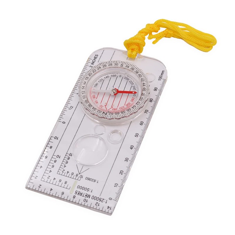 Namvo 2pcs Compass Navigation Map scale Waterproof Orienteering Compass for