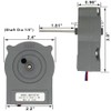 4681JB1027C Refrigerator Evaporator Fan Motor Replacement Compatible with LG Kenmore