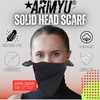 ARMYU Solid Color Jumbo Military Bandana (27" x 27"), Solid