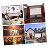 jojofuny Projector Screen Foldable High Definition Crease Screen for Home