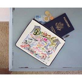 Catstudio Brooklyn Zipper Pouch Purse | Holds Your Phone, Coins, Makeup, Dog Treats, & Tech Tools