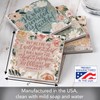 Thirstystone Lovely Scriptures 4-Pack Tumbled Tile Stone Coasters Manufactured in