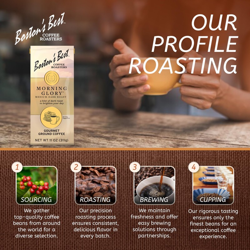 Morning Glory Ground Gourmet Coffee by Bostons Best - 12