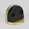 Door Accessory Floor Door Stopper Door Hook (Large, Matte Gold) Half-Moon