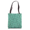 Marine-Green Leopard Prints Cheetah Pattern Women Girls Cute Tote Bag