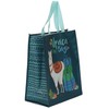 Puckator Alpaca Design Reusable Shopping Bag, fabric, Mixed, Height 40cm