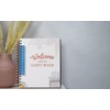 Visitor Guest Book Spiral Welcome Hardcover Sign in Log Book