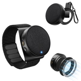 SUPERONE 4-in-1 Wearable Clip On Bluetooth Speaker,Wrist Wear, Magnetic
