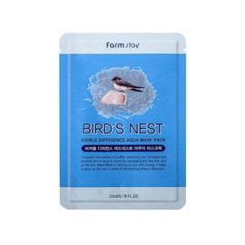 Farmstay Visible Difference Mask Sheet Bird's Nest Aqua 10 Sheets, 10 Packs / 팜스테이 비저블 디퍼런스 마스크 시트 버드네스트 아쿠아 10매, 10개