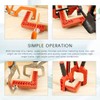 Swpeet 4Pcs 3" Degree Positioning Squares, 90 Degree Angles Clamping
