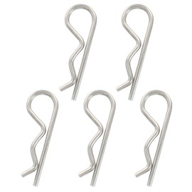 Seimneire 5 Pcs Stainless Steel M4 x 75 Heavy Duty Cotter Pins for Trailer Mower Truck