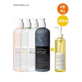 Half Club/Greymelin Crazy Large Capacity Foam Cleansing 500ml 4 Types (Select 1) + Card / 그레이멜린 크레이지 대용량 폼 클렌징 500ml 4종 (택1)+카