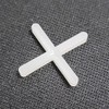 3000pcs Tile Leveling System Spacers Cross Shaped White Plastic Tiling