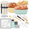 HK Sourdough Starter Kit, Sourdough Bread Baking Supplies with 9''