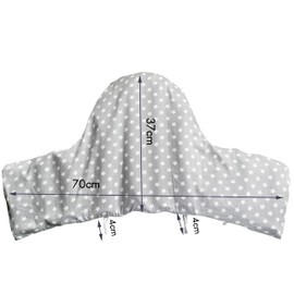 ZARPMA Inflatable Cushion Inner Cover Compatible for Antilop Highchair (Cover Only) (Grey Stars)